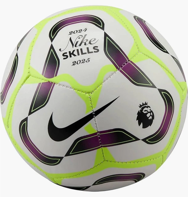 Футбольный мяч Nike ' Skills White/Violet 1 Білий, Фіолетовий FZ3046-100 - Фото 1 Футбольный мяч Nike ' Skills White/Violet 1 Білий, Фіолетовий FZ3046-100 - изображение 1