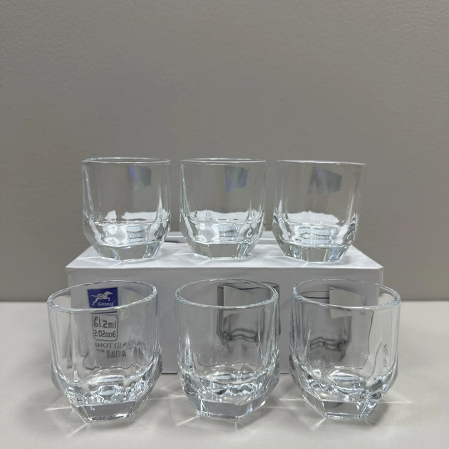 Набор рюмок 6 шт 60 мл Yujing GlassWare 8702/3953 - Фото 1 Набор рюмок 6 шт 60 мл Yujing GlassWare 8702/3953 - изображение 1