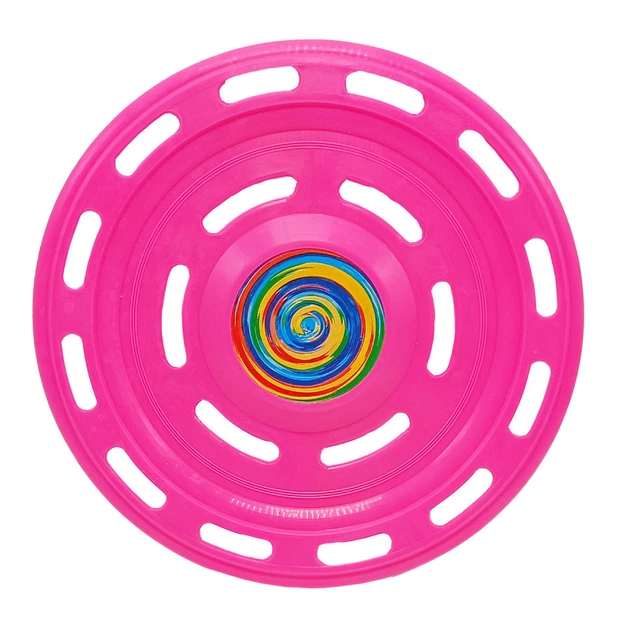 Літаюча тарілка S0007(Pink) рожева 22 см - Фото 1 Літаюча тарілка S0007(Pink) рожева 22 см - зображення 1