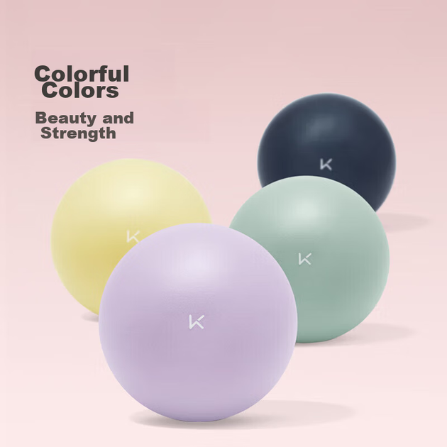 Мини-мяч для йоги Keep Mini Yoga Ball, тренировки мышц тазового дна после родов, фитнес-тренажёр, взрывозащищенный, утолщенный, для беременных, осьминог, пилатес, маленький мяч 25 см - изображение 2