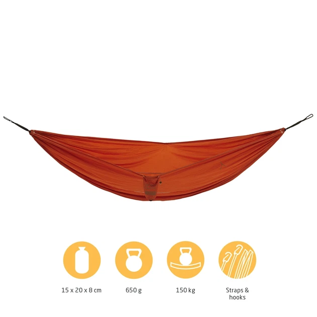 Гамак туристический Grand Canyon Bass Hammock Double нейлоновый с ремнями - Фото 2 Гамак туристический Grand Canyon Bass Hammock Double нейлоновый с ремнями - изображение 2