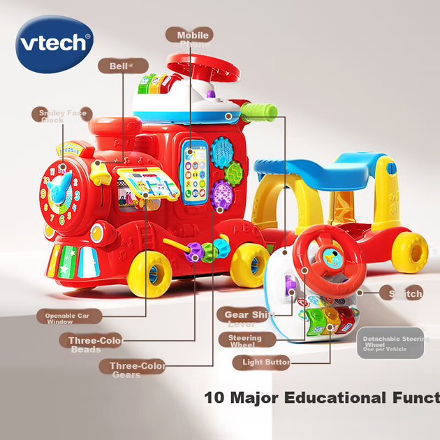 Интерактивная развивающая игрушка Vtech «Свинка Пеппа» для малышей. Отличный подарок на день рождения для мальчиков и девочек. - изображение 5