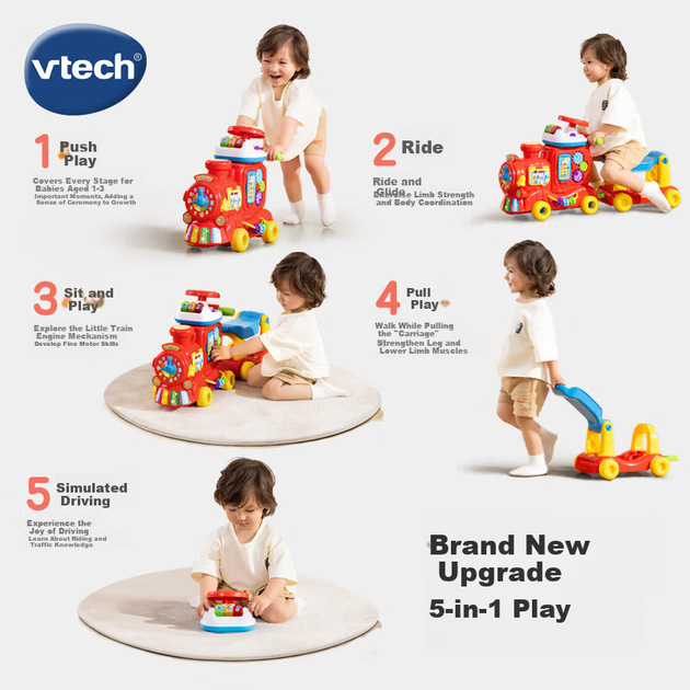 Интерактивная развивающая игрушка Vtech «Свинка Пеппа» для малышей. Отличный подарок на день рождения для мальчиков и девочек. - изображение 6
