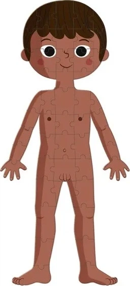 Puzzle edukacyjne Janod Ciało człowieka 225 elementów J02681 (3700217326814) - obraz 8