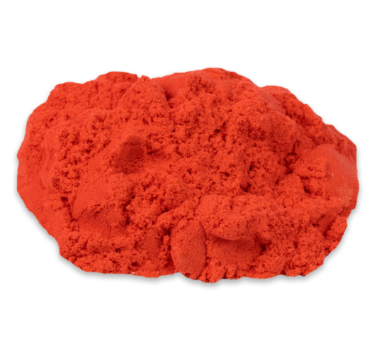 Кинетический песок Strateg Magic Sand красный 1 кг с формочками, набор для творчества 39404-6, 3+ - изображение 3