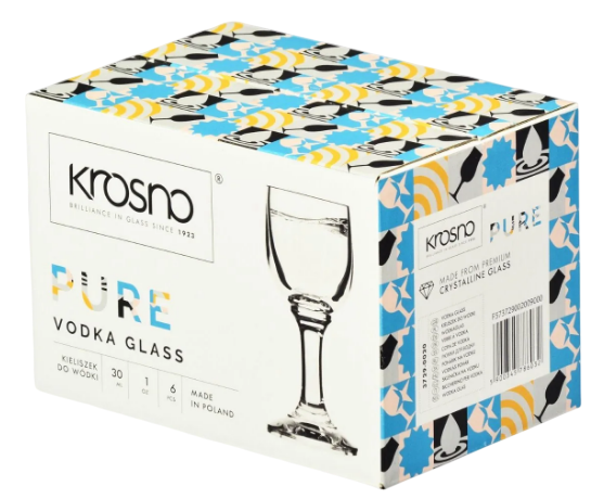 Набір чарок для горілки Krosno Pure 6 x 20 мл (5900345786032) - зображення 2