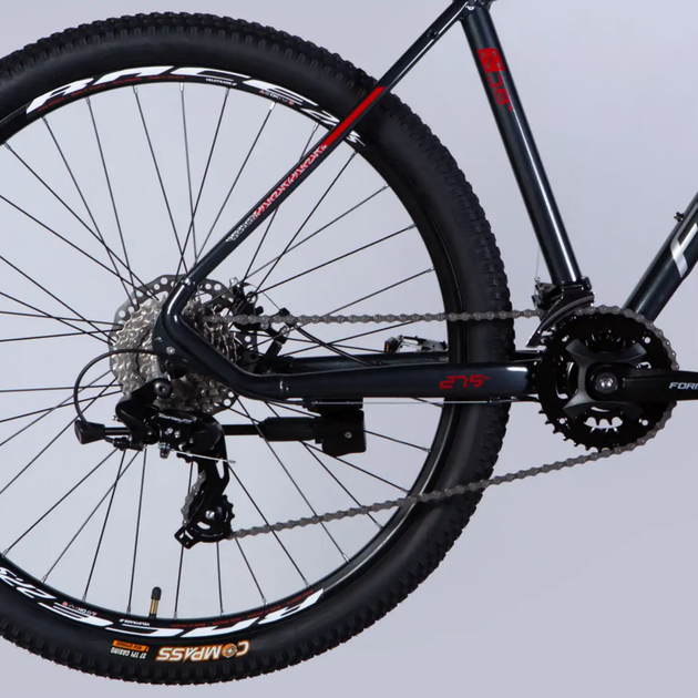 Велосипед AL 27.5" Formula THOR DD CS рама-18 чорний з сріблястим 2026 - Фото 7 Велосипед AL 27.5" Formula THOR DD CS рама-18 чорний з сріблястим 2026 - зображення 7