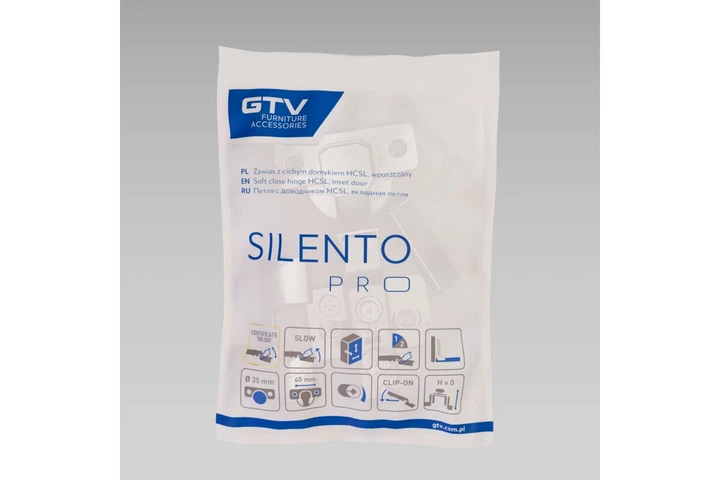 Завіс внутрішній GTV SILENTO PRO з доводчиком - зображення 2