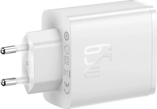Зарядний пристрій Baseus Cube Pro 2C+U 65W White (P10152301213-00) - зображення 5