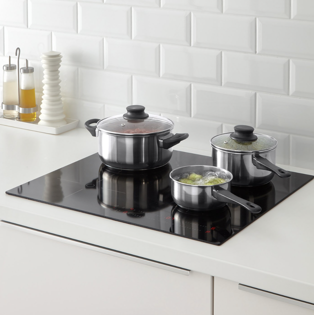 Набор кастрюль, 3 шт, стекло/нержавеющая сталь, IKEA Annons 902.074.02 - Фото 2 Набор кастрюль, 3 шт, стекло/нержавеющая сталь, IKEA Annons 902.074.02 - изображение 2