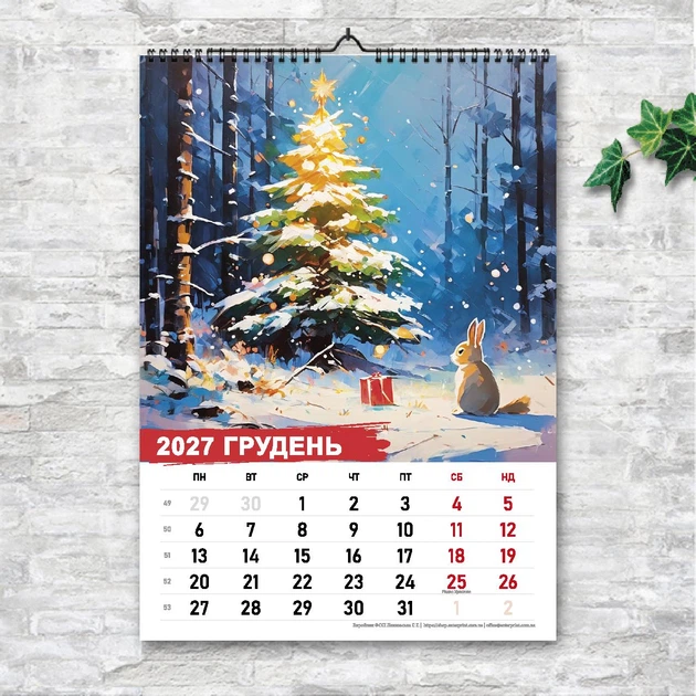 Календарь А3 перекидной настенный ПРИРОДА АКРИЛ 13 листов ENTERSTORE (art. 250133) - Фото 12 Календарь А3 перекидной настенный ПРИРОДА АКРИЛ 13 листов ENTERSTORE (art. 250133) - изображение 12