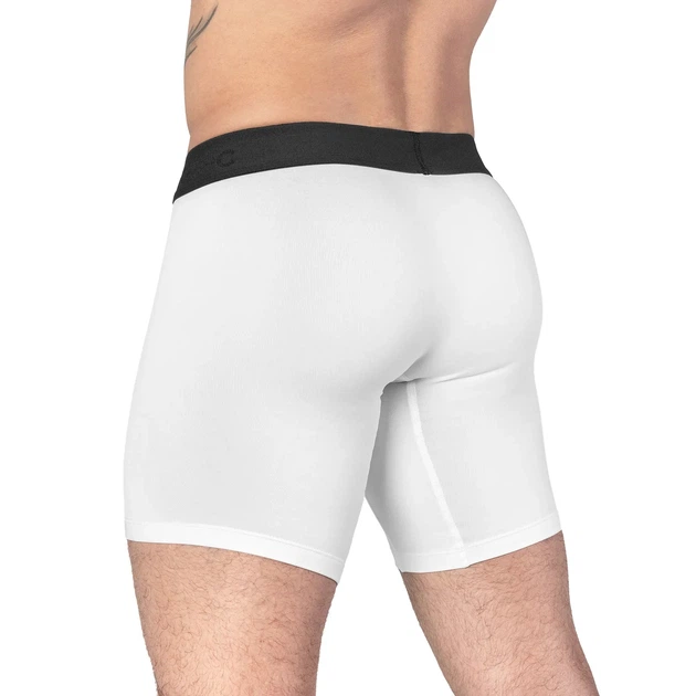 Чоловічі труси-боксери X-dry Long Білі, XL - зображення 3