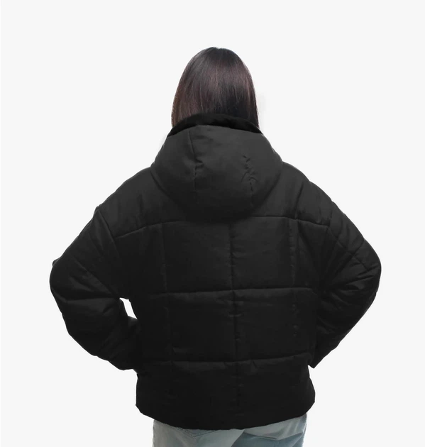 Куртка женская Nike Nsw Esstl Thrmr Clsc Puffer M Черный FB7672-010 - изображение 4