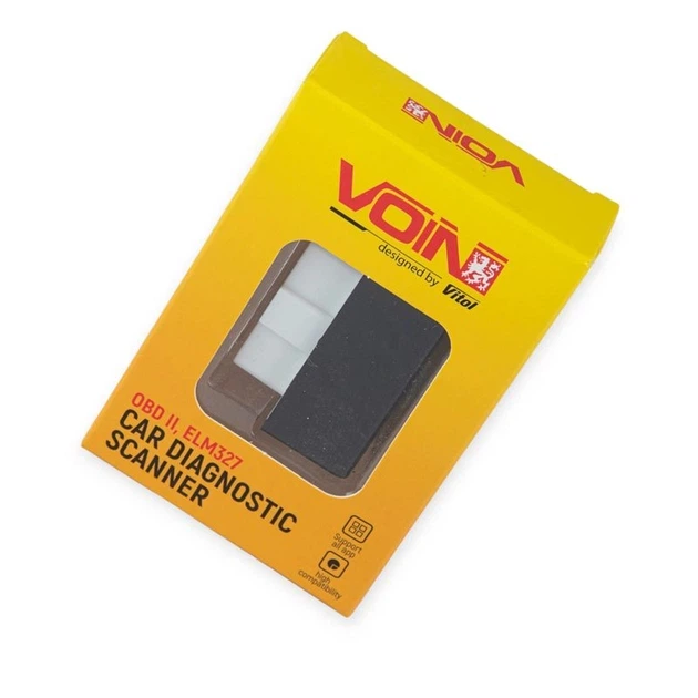 Адаптер діагностичний OBDII - BLUETOOTH ELM32715 кнопка ON/OFF v1.5 VOIN - изображение 4