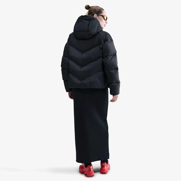 Куртка жіноча Nike W Nsw Sf Downfl Nk Wpfr V2 S Чорний IF2591-010 - Фото 7 Куртка жіноча Nike W Nsw Sf Downfl Nk Wpfr V2 S Чорний IF2591-010 - зображення 7