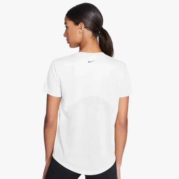 Спортивная футболка женская Nike Nk Miler Top Ss AJ8121-100 XS Белая - изображение 2