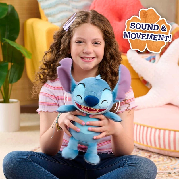 Інтерактивна м'яка іграшка Стіч-Сміхотун Just Play Disney Stitch Crack Me Up (10421) - зображення 6