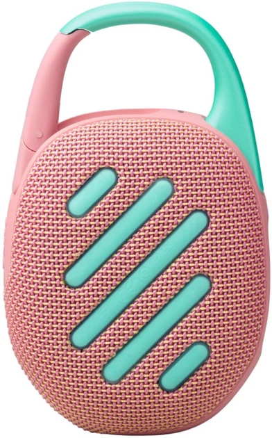 Портативна акустика JBL Clip 5 Рожевий (JBLCLIP5PINK) (6980786) - зображення 8