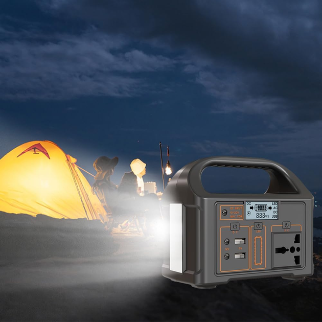 Портативная зарядная станция Gaiaray 100W 76.8 Wh, LiFePO4 Повербанк с AC розеткой 220V и LED фонарем - Фото 5 Портативная зарядная станция Gaiaray 100W 76.8 Wh, LiFePO4 Повербанк с AC розеткой 220V и LED фонарем - изображение 5