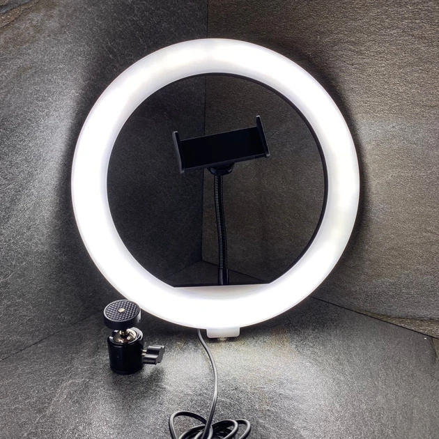 Набор для съемки Кольцевая лампа Ring Fill Light 26 см + штатив 2.1 м (2202) - изображение 4