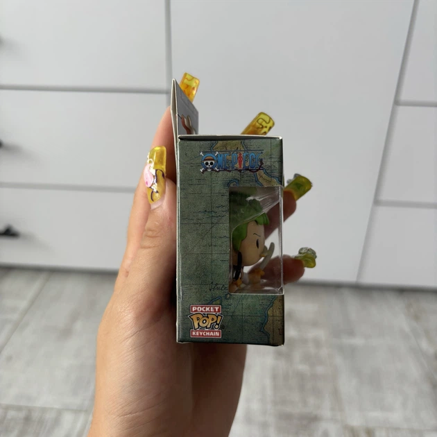Фігурка-брелок Funko Pocket Pop! One Piece — Roronoa Zoro/Клекційний брелок Фанко Поп Ван Піс Ророноа Зоро самурай - Фото 5 Фігурка-брелок Funko Pocket Pop! One Piece — Roronoa Zoro/Клекційний брелок Фанко Поп Ван Піс Ророноа Зоро самурай - зображення 5