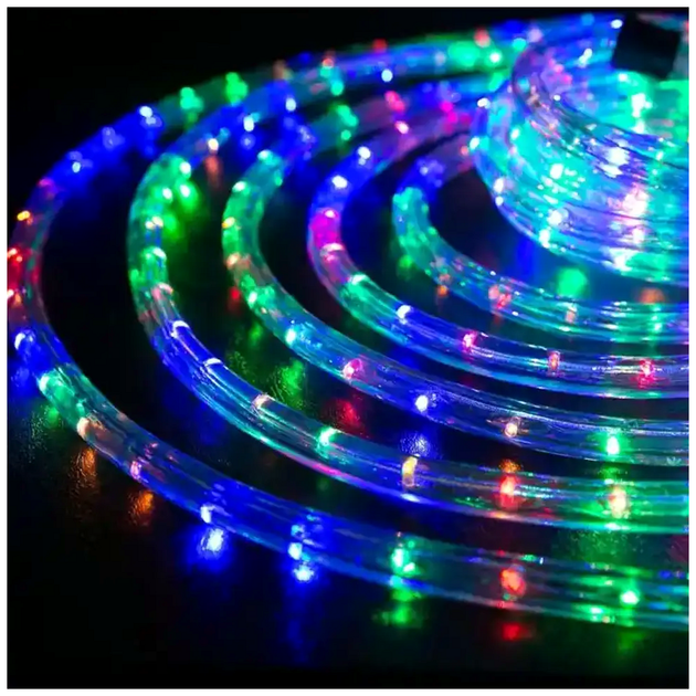 Уличная светодиодная гирлянда Дюралайт 80м 60 LED на метр 184Вт IP68 Мультиколор SQ-27027 - изображение 5