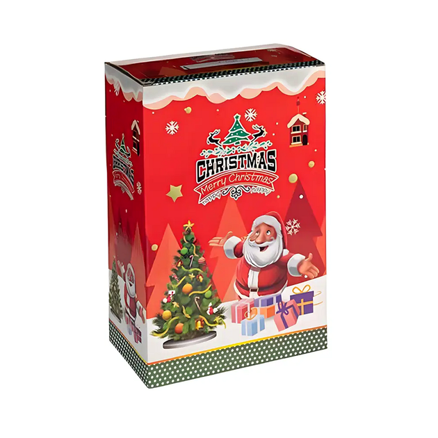 Светильник фонарь Рождественский декор 28x15x9 см USB LED подсветка снегом фигурка Санты SQ-28744 - Фото 8 Светильник фонарь Рождественский декор 28x15x9 см USB LED подсветка снегом фигурка Санты SQ-28744 - изображение 8
