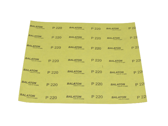 Папір наждачний водостійкий P220 1шт BALATON зерно 220, 230 х 280 мм (58677) - зображення 2