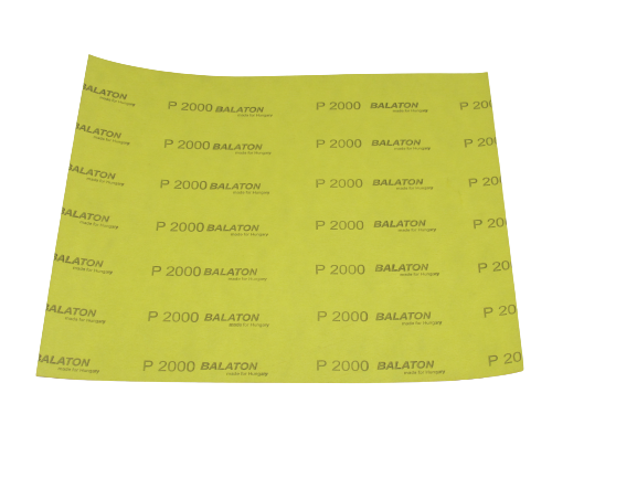 Папір наждачний водостійкий P2000 1шт BALATON зерно 2000, 230 х 280 мм (58689) - зображення 2