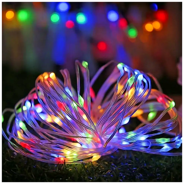 Умная светодиодная гирлянда RGB 20м 200 LED управление через USB Bluetooth для украшения интерьера Роса SQ-28304 - изображение 7