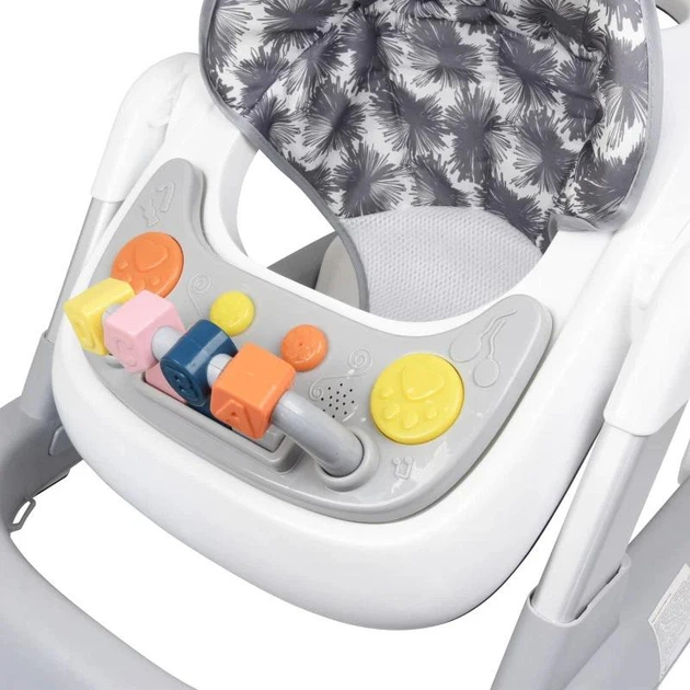Детские ходунки Kidoro LH-805-1 Gray 2в1 с функцией «Первые шаги», музыкальной и световой панелью - Фото 7 Детские ходунки Kidoro LH-805-1 Gray 2в1 с функцией «Первые шаги», музыкальной и световой панелью - изображение 7