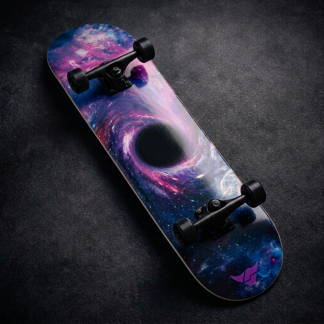 Скейтборд дерев'яний космос BavarSport Skateboard Space 4411-13 розмір 78х20см - зображення 5