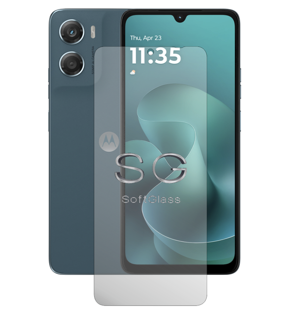 Пленка для Motorola G06 на экран износоустойчивая полиуретановая SoftGlass - Фото 1 Пленка для Motorola G06 на экран износоустойчивая полиуретановая SoftGlass - изображение 1