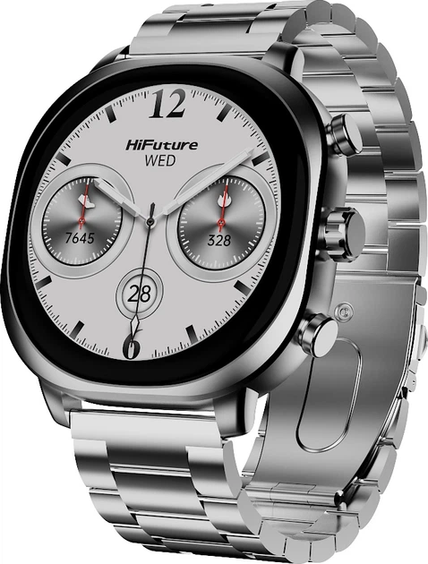 Смарт-часы HiFuture AIX Silver (AIX.Silver) - Фото 1 Смарт-часы HiFuture AIX Silver (AIX.Silver) - изображение 1
