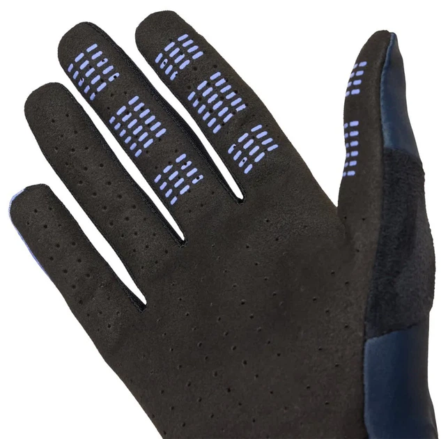 Перчатки Fox Flexair Diffuse Blueberry M (9) синие минималистичные легкие с пальцами - изображение 2