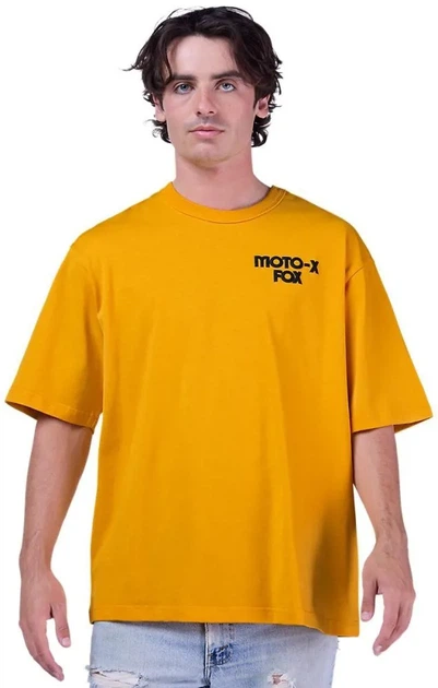 Футболка Fox Oversize Tee Moto-X гірчична, розмір XL - зображення 3