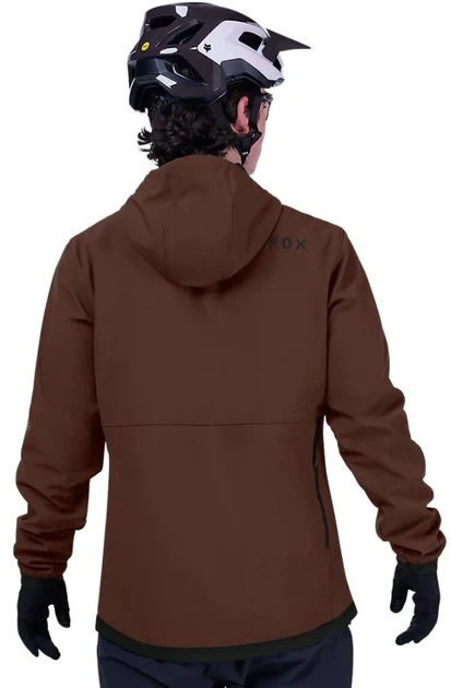 Толстовка велосипедная Fox Ranger Fire Hoodie коричневая, размер XL - Фото 3 Толстовка велосипедная Fox Ranger Fire Hoodie коричневая, размер XL - изображение 3