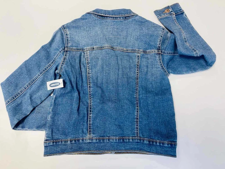 Джинсова куртка Old Navy для дівчинки блакитна 14 років - Фото 4 Джинсова куртка Old Navy для дівчинки блакитна 14 років - изображение 4