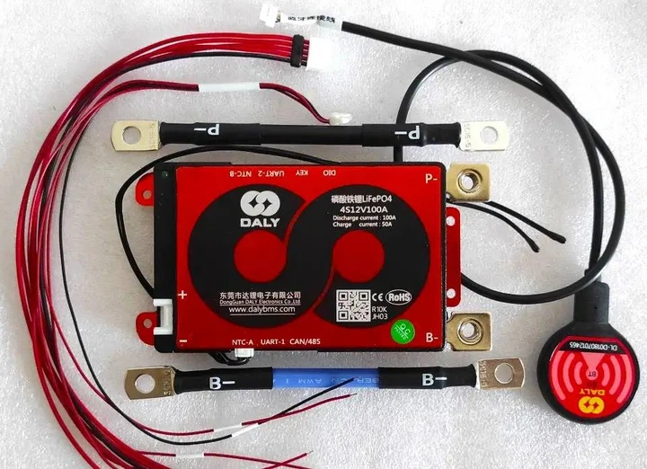 DALY K-Smart BMS LiFePO4 4S 12V 100A — інтелектуальна плата захисту акумулятора з Bluetooth, CAN/RS485, балансуванням - зображення 3