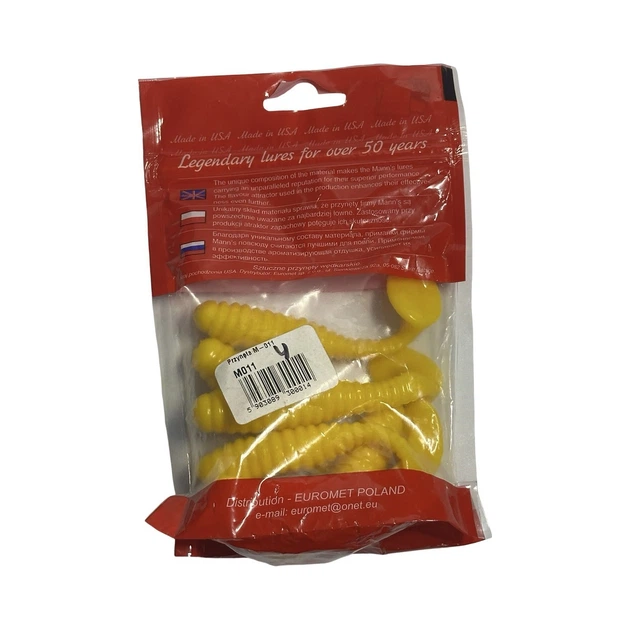 Силікон Mann's Swimmin Grub 95mm M011-Y (за 1шт),SG3-M011-Y - зображення 3