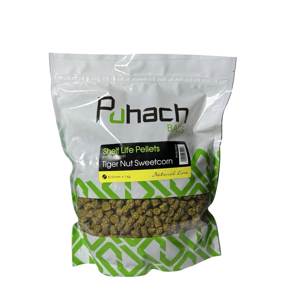 Варени гранулы Puhach Baits Natural Line Shelf Life Pellets 8/10mm 1 kg - Tiger Nut Sweetcorn,PUSLP002 - Фото 1 Варени гранулы Puhach Baits Natural Line Shelf Life Pellets 8/10mm 1 kg - Tiger Nut Sweetcorn,PUSLP002 - изображение 1