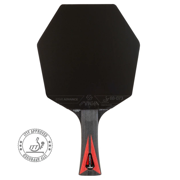 Ракетка для настольного тенниса Stiga Carbon Advance Cybershape FL (1215-1101-35) 5266720 - Фото 1 Ракетка для настольного тенниса Stiga Carbon Advance Cybershape FL (1215-1101-35) 5266720 - изображение 1
