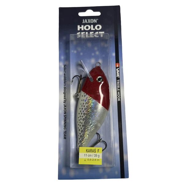 Воблер Jaxon HS Karas 11cm колір RH, вага 39g загл. 0,6-2,6m floating,VJ-KA11FRH - Фото 1 Воблер Jaxon HS Karas 11cm колір RH, вага 39g загл. 0,6-2,6m floating,VJ-KA11FRH - зображення 1