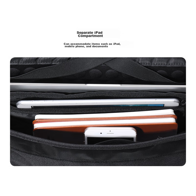 Мужская стильная сумка через плечо Slazenger, вместительная сумка на плечо для iPad и планшета, повседневная сумка-мессенджер для поездок на работу. - Фото 8 Мужская стильная сумка через плечо Slazenger, вместительная сумка на плечо для iPad и планшета, повседневная сумка-мессенджер для поездок на работу. - изображение 8