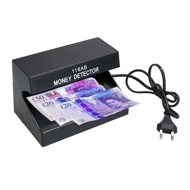 Детектор валют портативний ультрафіолетовий UKC Money Detector AD-118AB - Фото 3 Детектор валют портативний ультрафіолетовий UKC Money Detector AD-118AB - изображение 3