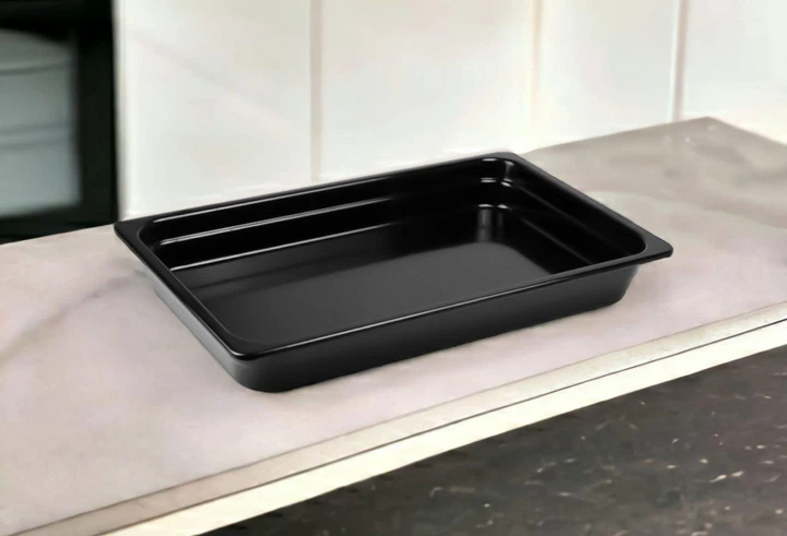 Гастроемкость без крышки GN 1/1 One Chef Черная меламиновая прямоугольная на 6 л 527х321х65 мм (163-135-501165) - изображение 4