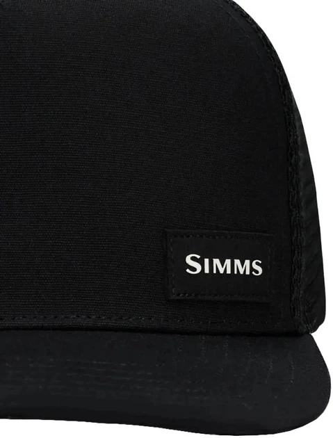 Кепка Simms High Crown Flatbill Black - изображение 3