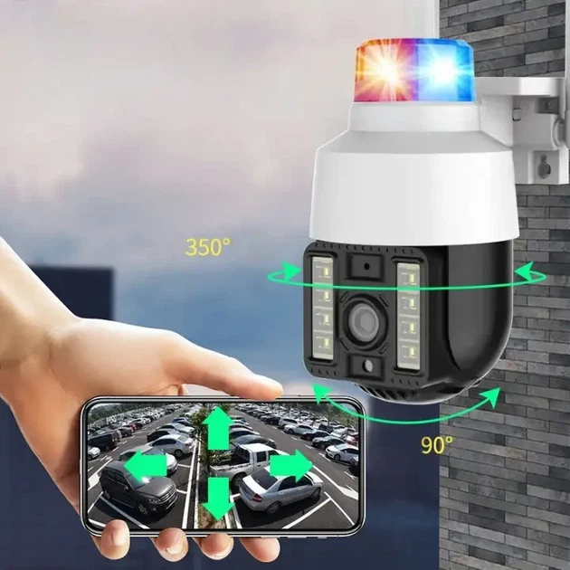 Уличная Wi-Fi/4G камера SEONTV PTZ A15 с ночным видением и датчиком движения - изображение 3