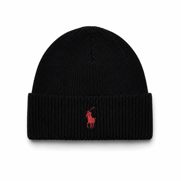 Шапка Polo Ralph Lauren Унисекс Черного Цвета ONE SIZE (hbp-i35-j5l) - Фото 1 Шапка Polo Ralph Lauren Унисекс Черного Цвета ONE SIZE (hbp-i35-j5l) - изображение 1