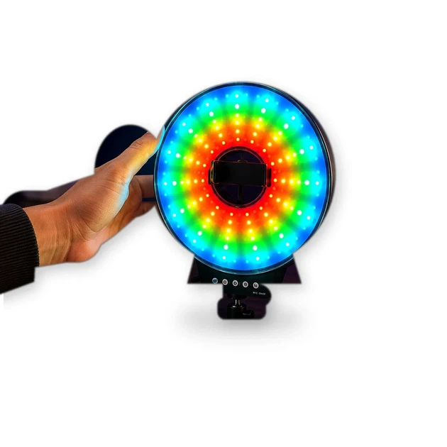 Кільцева LED-лампа Digital MJ-321 RGB 35 см з USB-живленням - Фото 2 Кільцева LED-лампа Digital MJ-321 RGB 35 см з USB-живленням - зображення 2